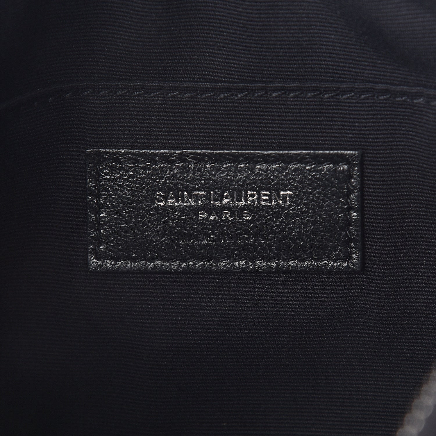 Saint Laurent Lambskin Monogram Small Lou Camera Bag Black 5 of 7