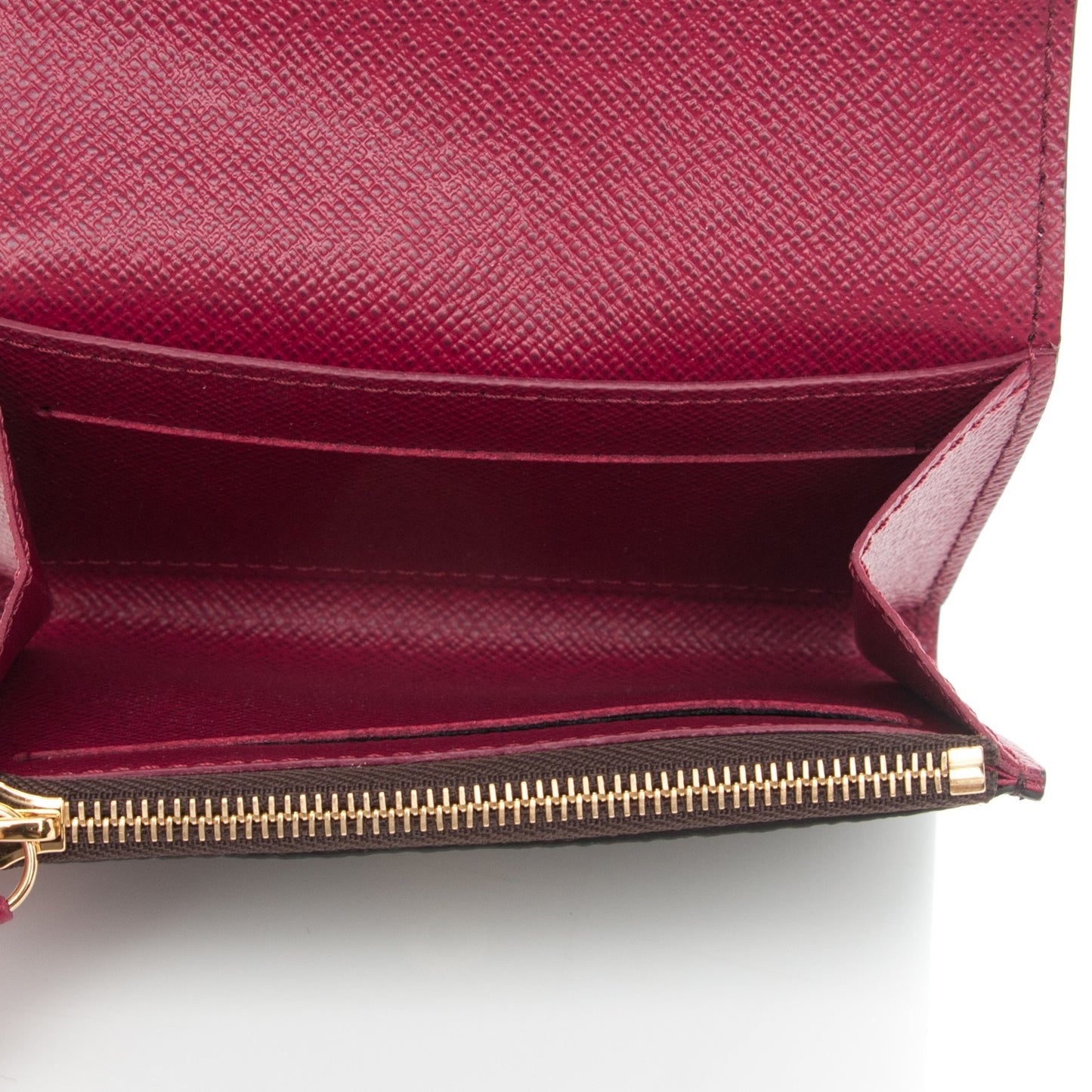 Monogram Rosalie Coin Purse Fuchsia