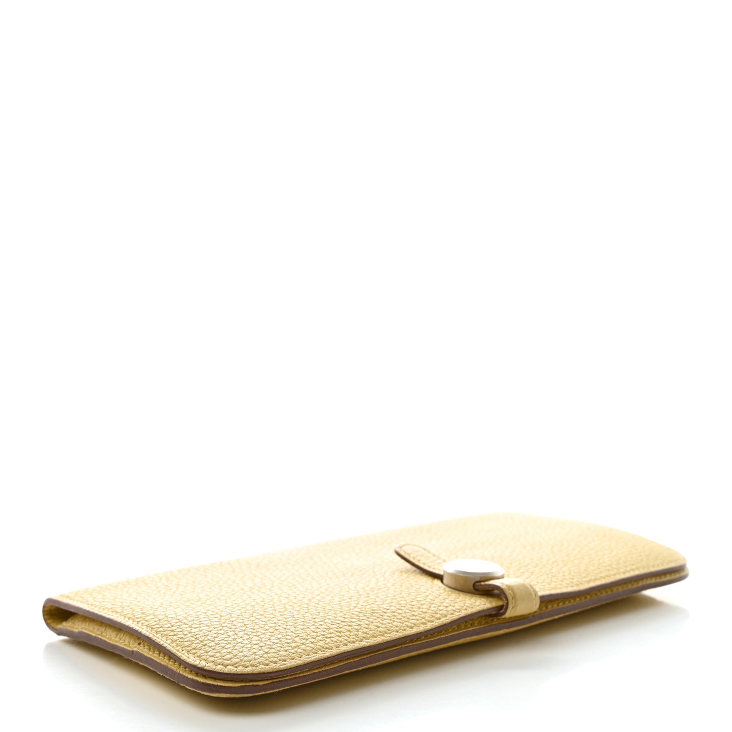 Togo Dogon Recto Verso Wallet Jaune Poussin