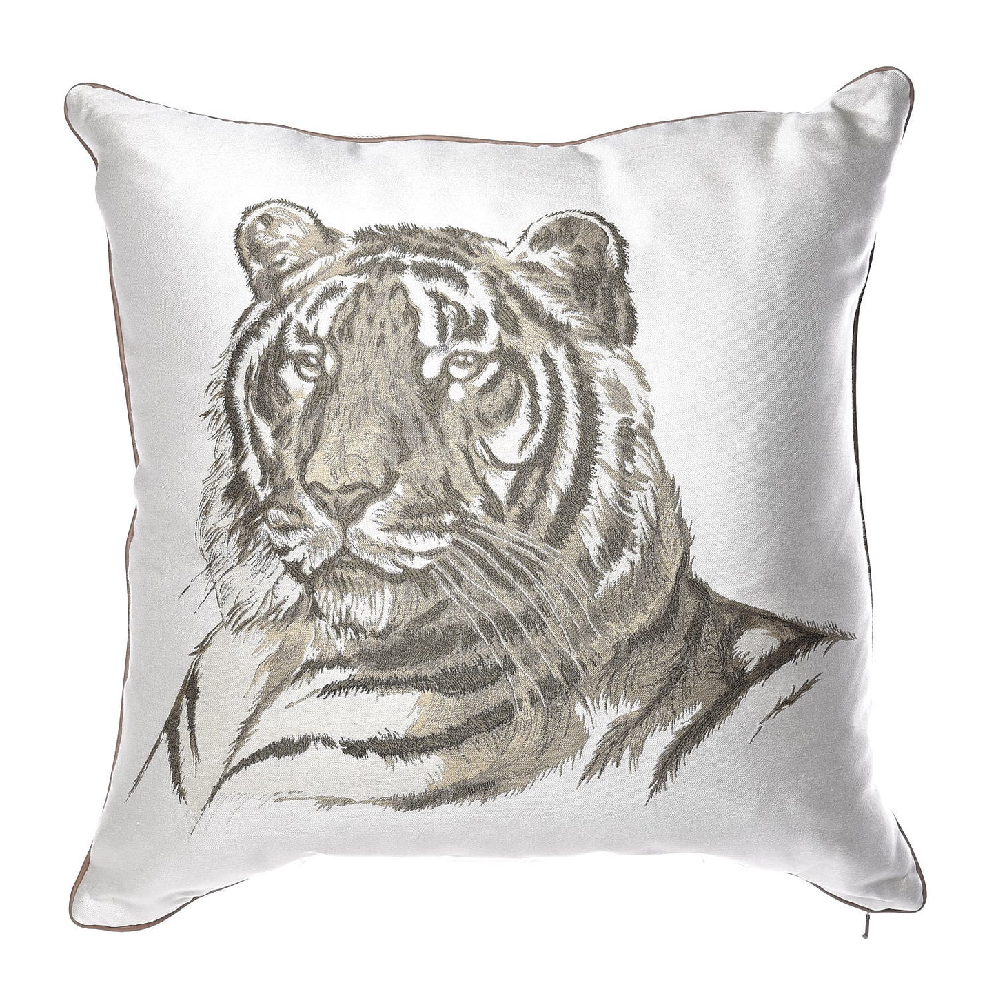 Cotton Silk Tiger Pillow