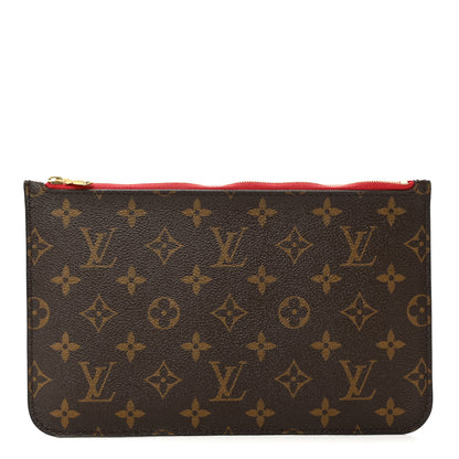 Louis Vuitton Monogram Neverfull MM GM Pochette Cherry 1 of 8