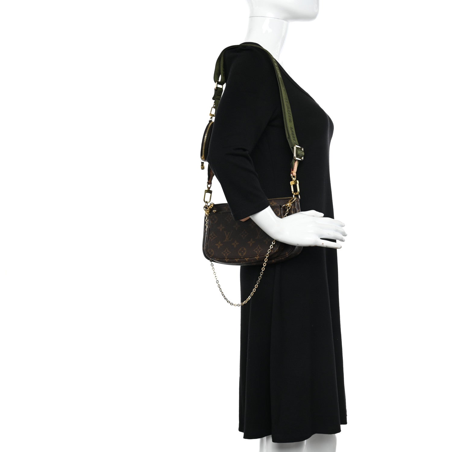 Louis Vuitton Monogram Multi Pochette Accessories Kaki 2 of 13