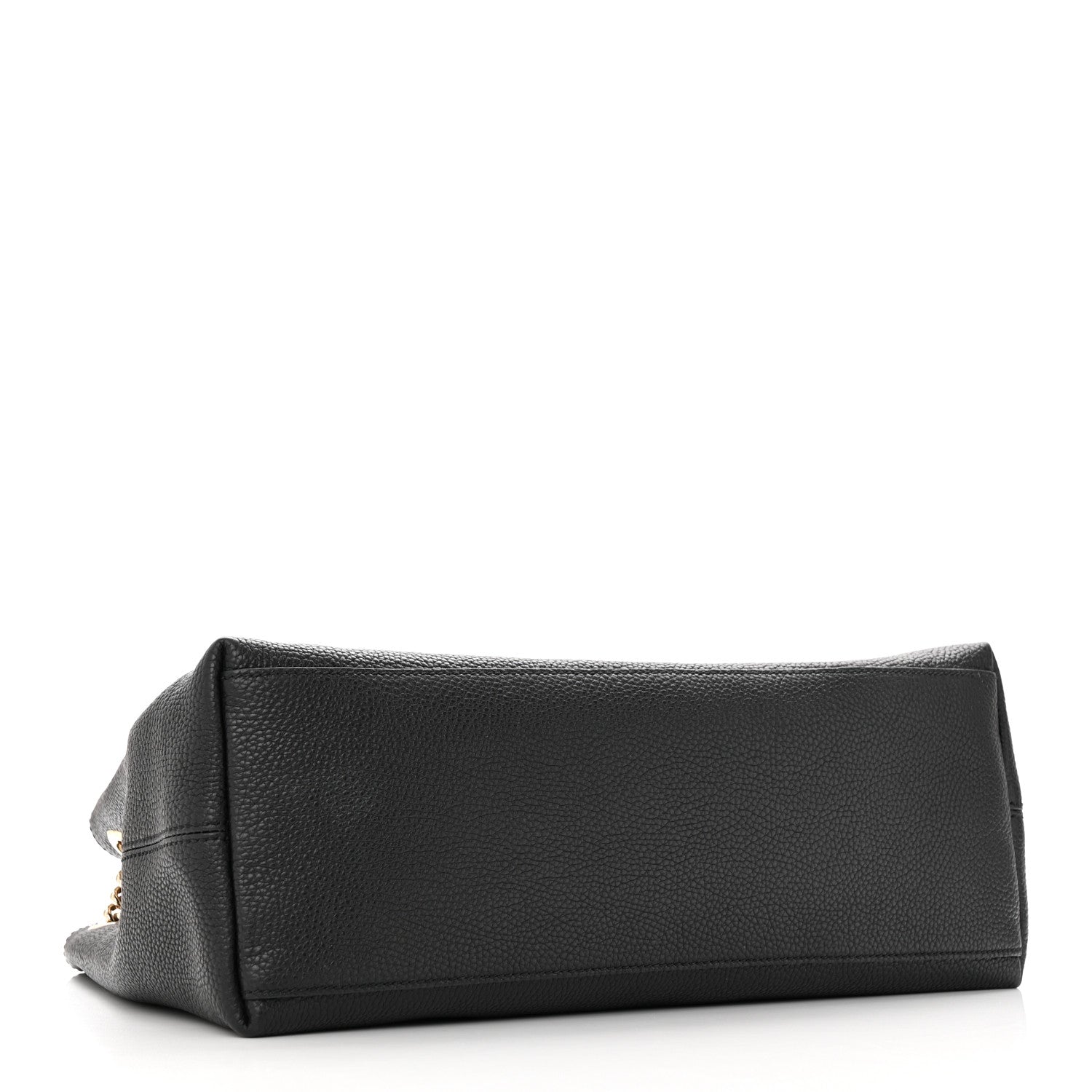 Gucci Pebbled Calfskin Medium Soho Chain Shoulder Bag Black 4 of 10
