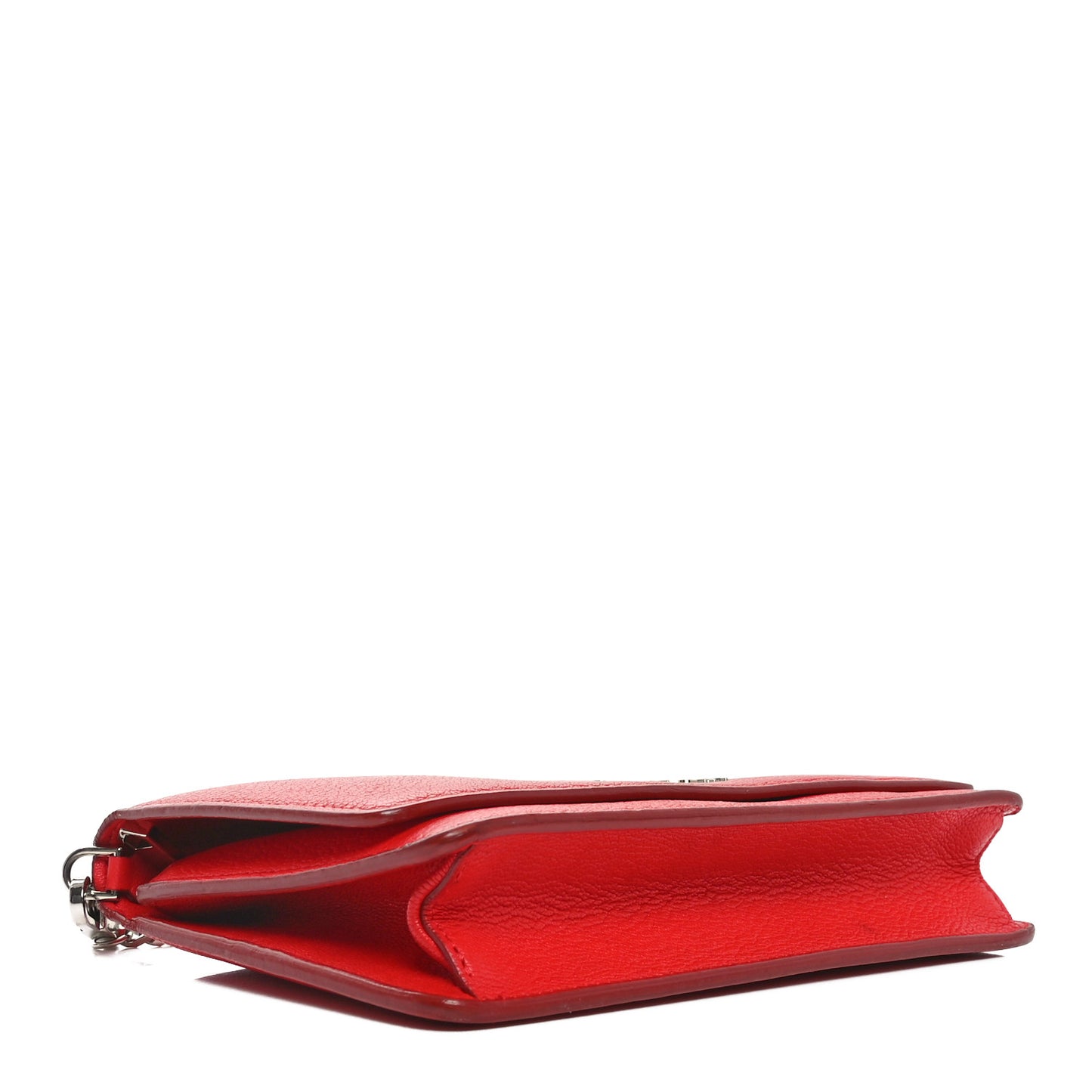 Sugar Goatskin Pandora Chain Wallet Red