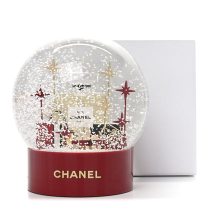 Chanel Glass N°5 Perfume Bottle Snow Globe Red 8 of 8