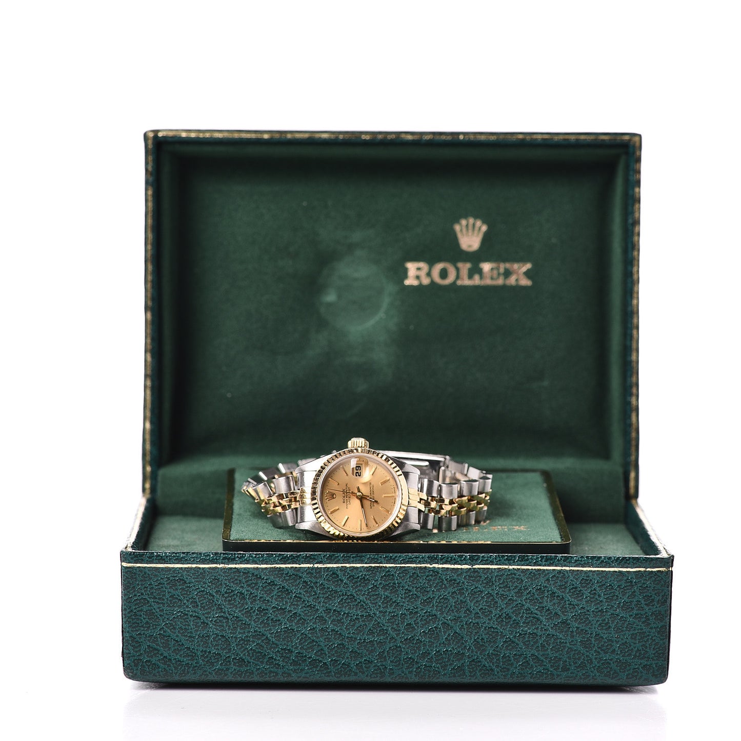 Stainless Steel 18K Yellow Gold 26mm Oyster Perpetual Datejust Watch Champagne 69173