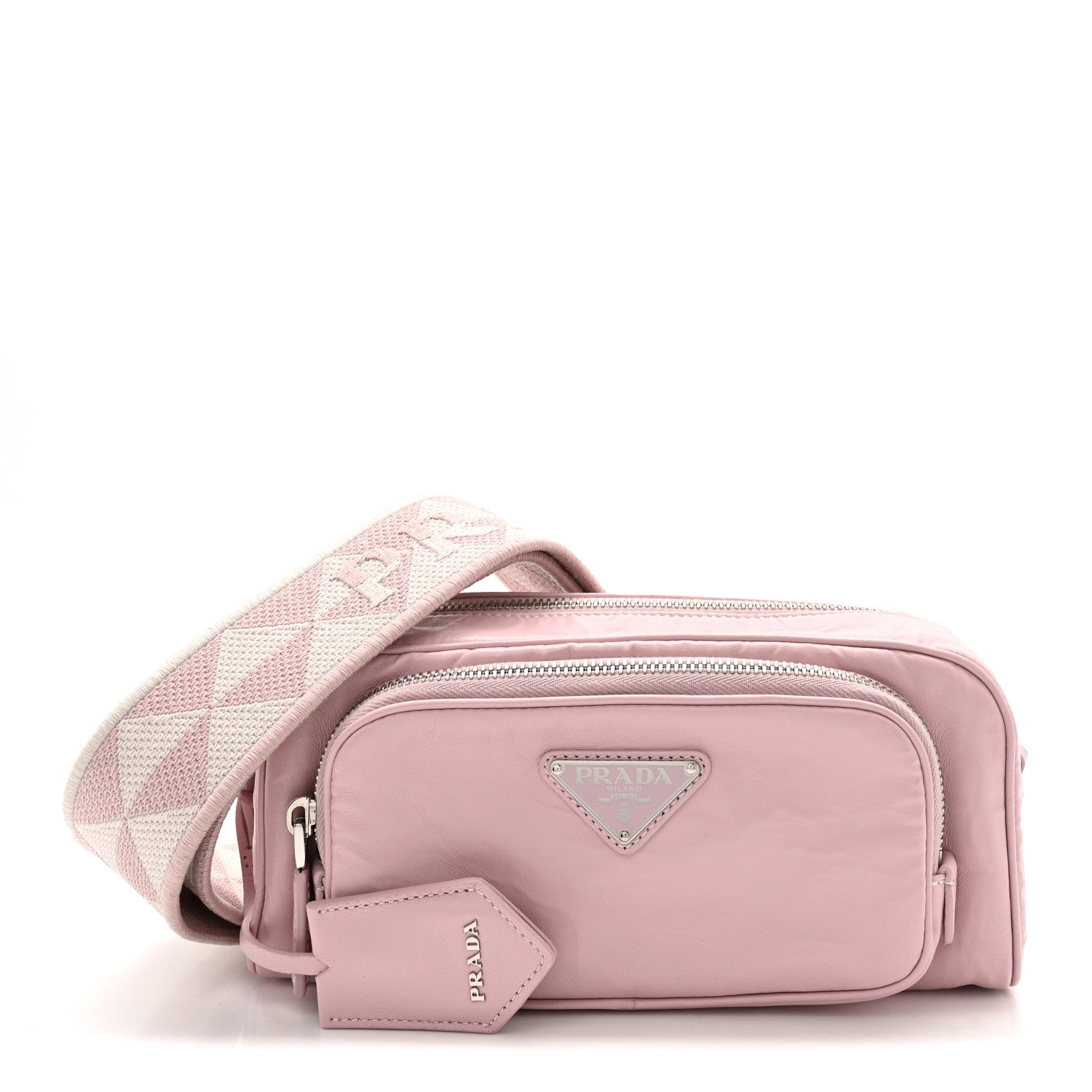 Prada Nappa Antique Multi-Pocket Shoulder Bag Alabastro 1834223