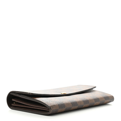 Louis Vuitton Damier Ebene Sarah Wallet 4 of 7