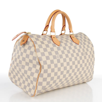 Louis Vuitton Damier Azur Speedy 35 3 of 9