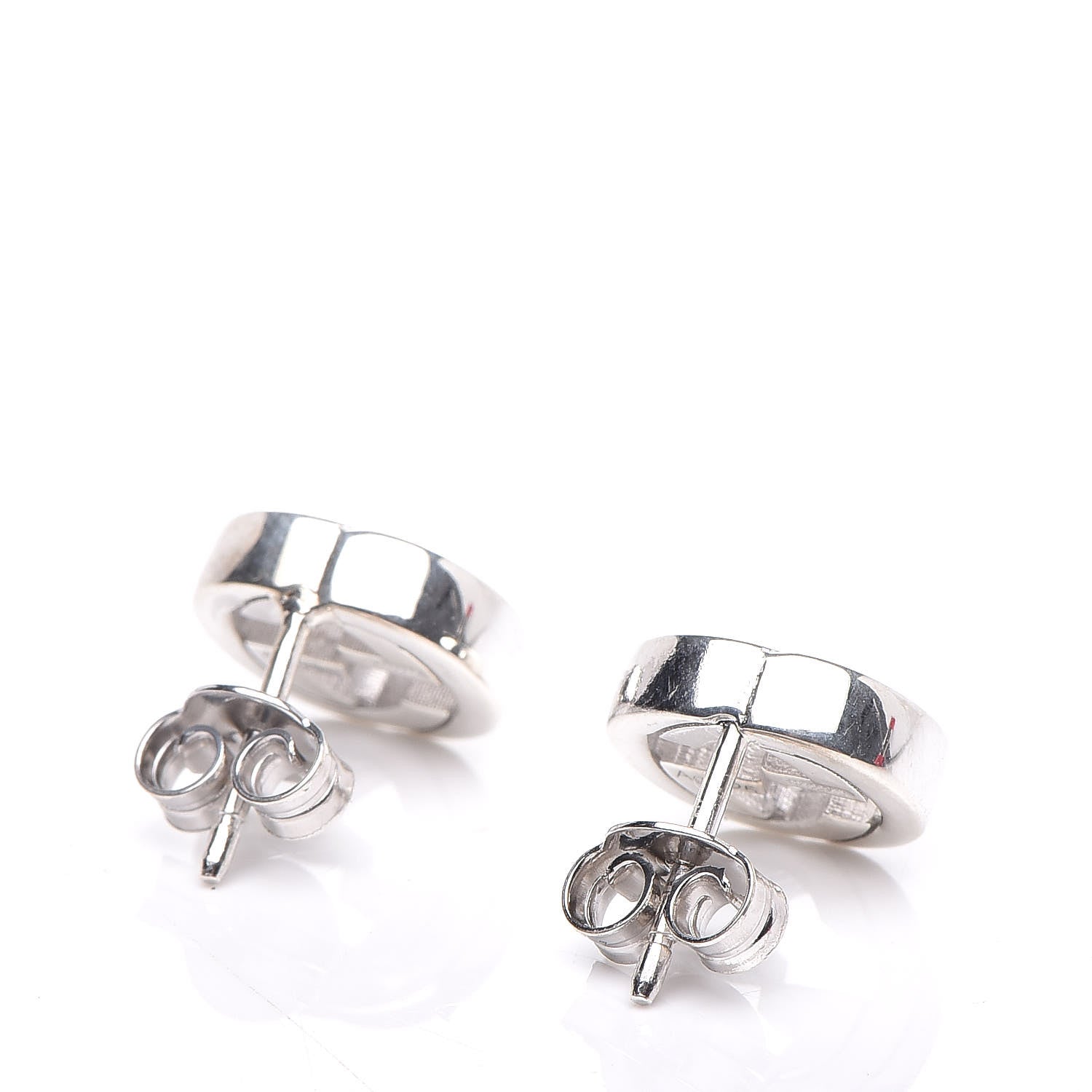 Gucci Sterling Silver Interlocking GG Stud Earrings 3 of 5