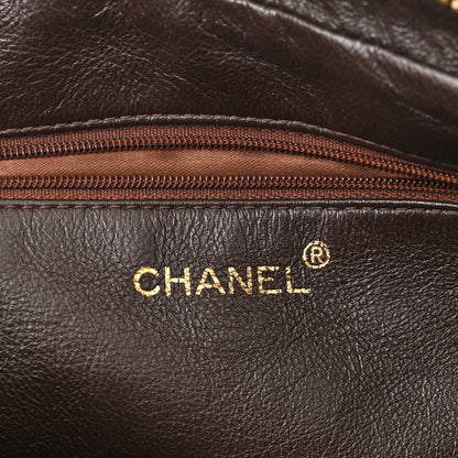 Chanel Lambskin Quilted Tassel Camera Case Brown 5 of 9