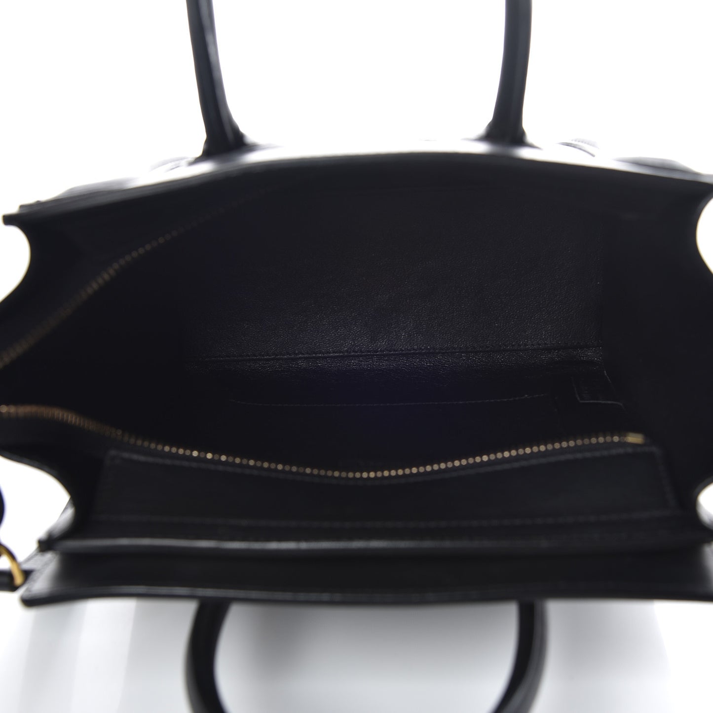 Smooth Calfskin Nano Luggage Black