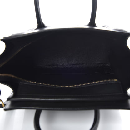 Celine Smooth Calfskin Nano Luggage Black 7 of 9