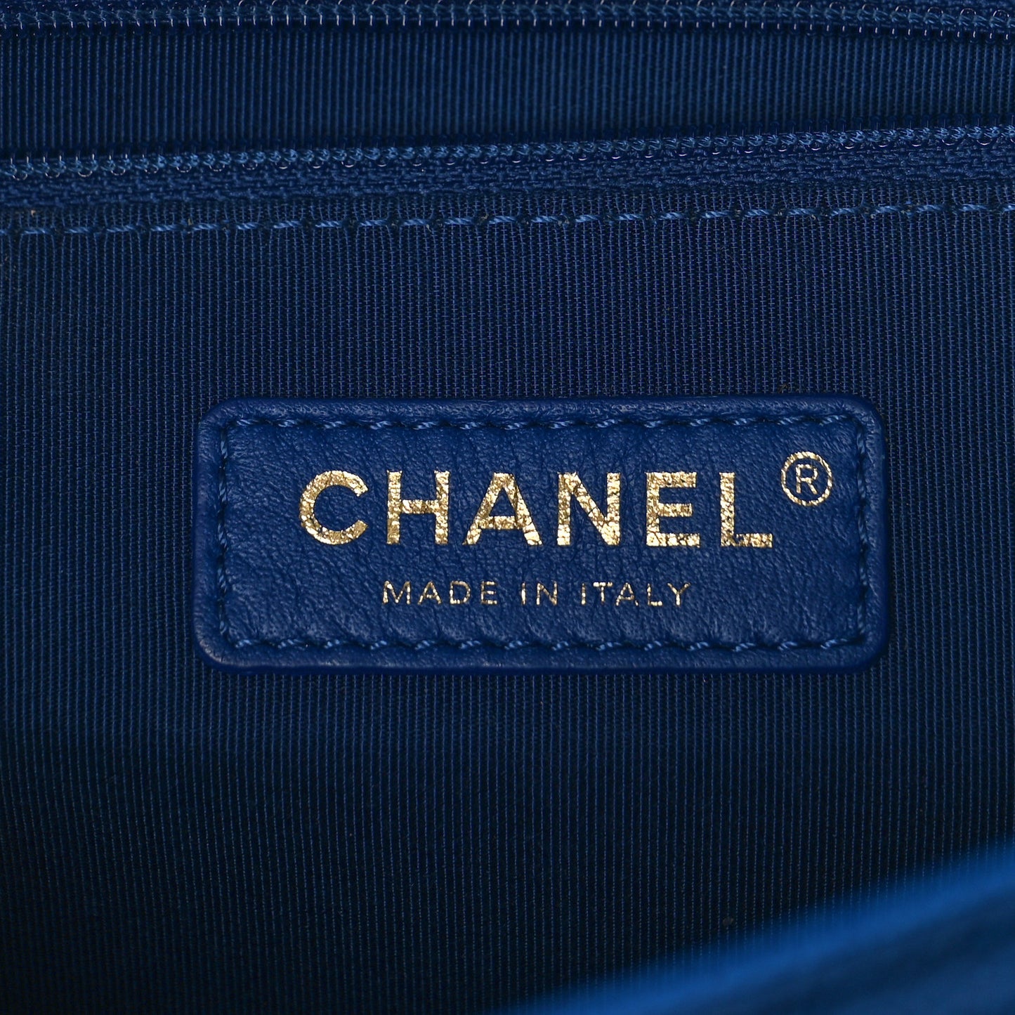 Caviar Quilted Medium Sunset On The Sea Flap Blue