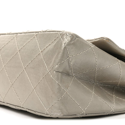 Chanel Metallic Aged Calfskin Quilted 2.55 Reissue 226 Flap Grey 10 of 10