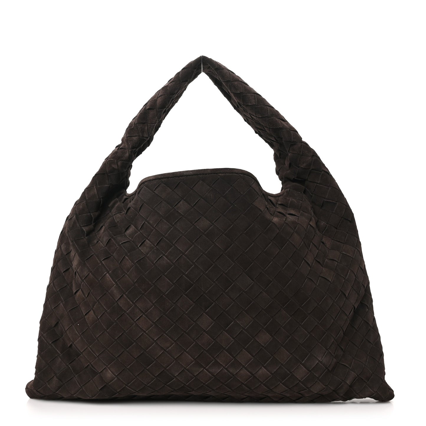 Suede Intrecciato Small Hop Fondant