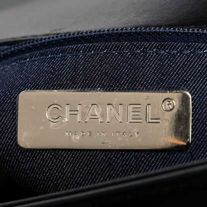 Chanel Lambskin CC Mania Flap Bag Black 7 of 10