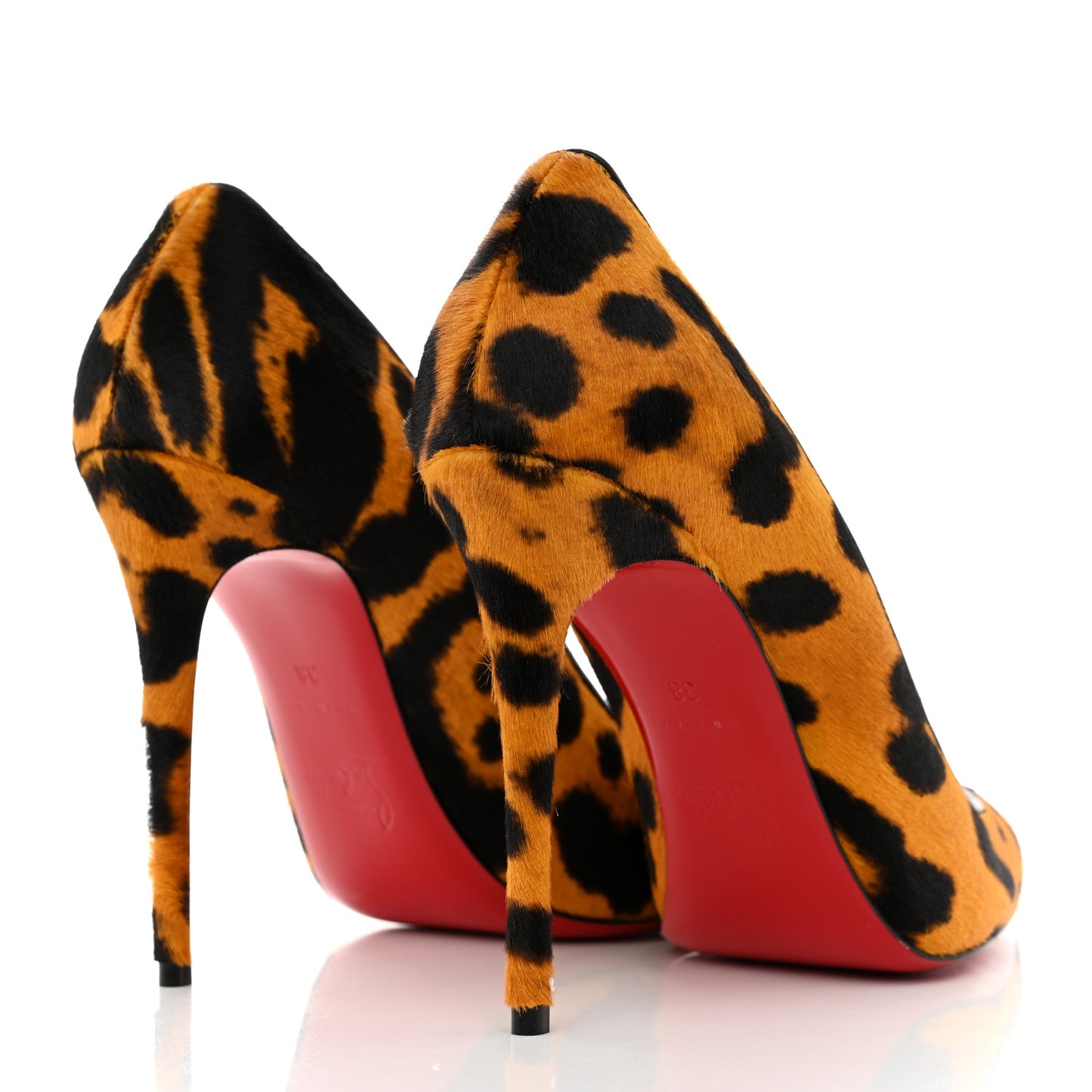 Calf Hair Leopard Kate 100 Pumps 38 Spicy