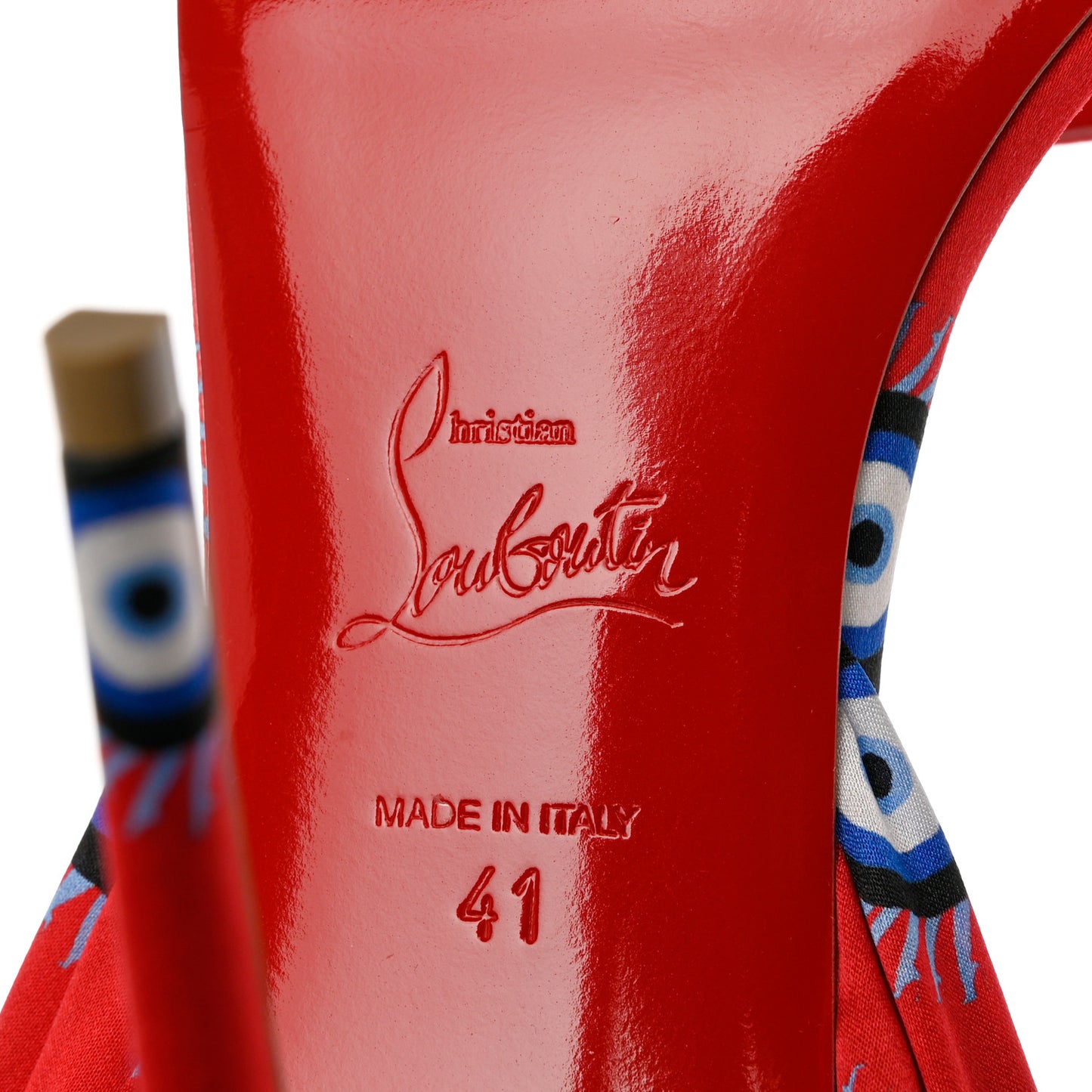 Crepe Satin Greekaba Du Desert 1000 Sandal 41 Red