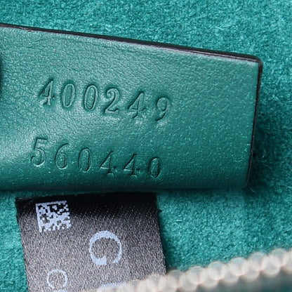 Gucci GG Supreme Monogram Willow Hill Embroidered Small Dionysus Shoulder Bag Emerald 7 of 12