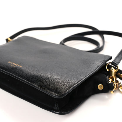 Givenchy Goatskin Suede Cross 3 Crossbody Bag Black 8 of 14