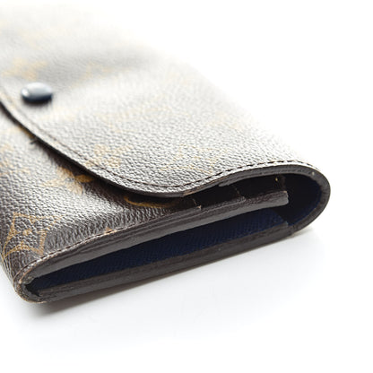 Louis Vuitton Monogram Emilie Wallet Blue 21 of 21