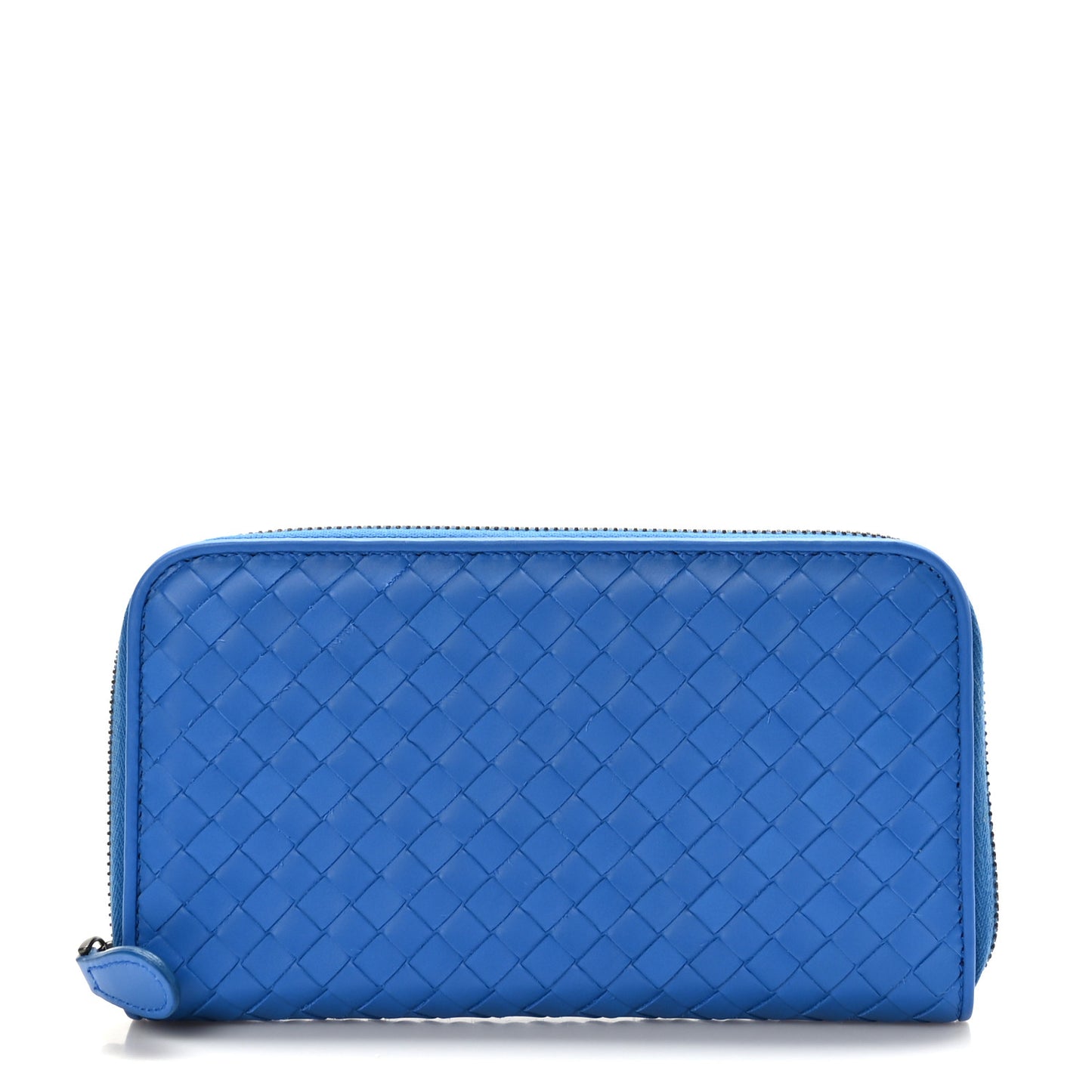 Nappa Intrecciato Zip Around Wallet Electrique