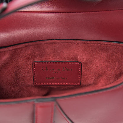 Christian Dior Calfskin Mini Saddle Bag Red 5 of 8