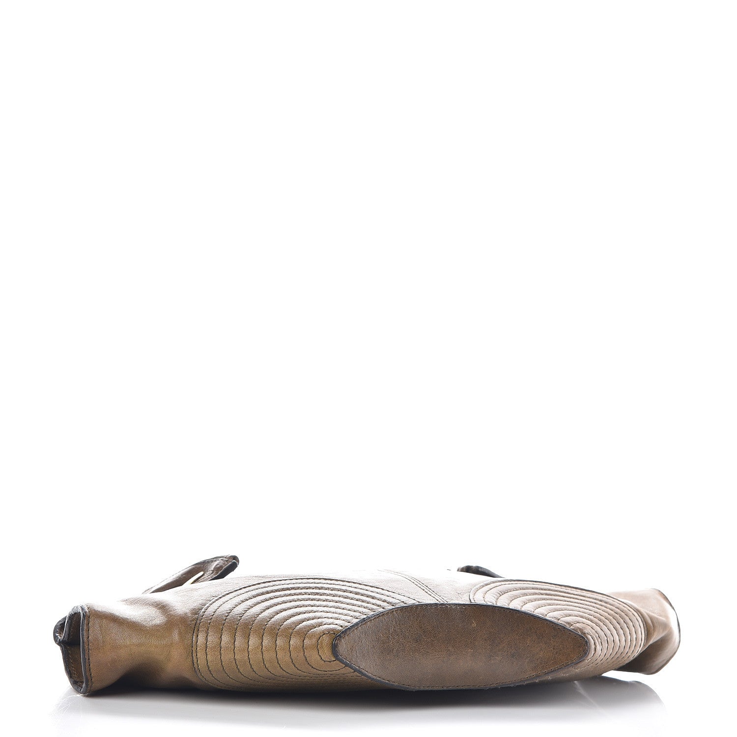 Alexander McQueen Calfskin De Manta Clutch Brown 4 of 13