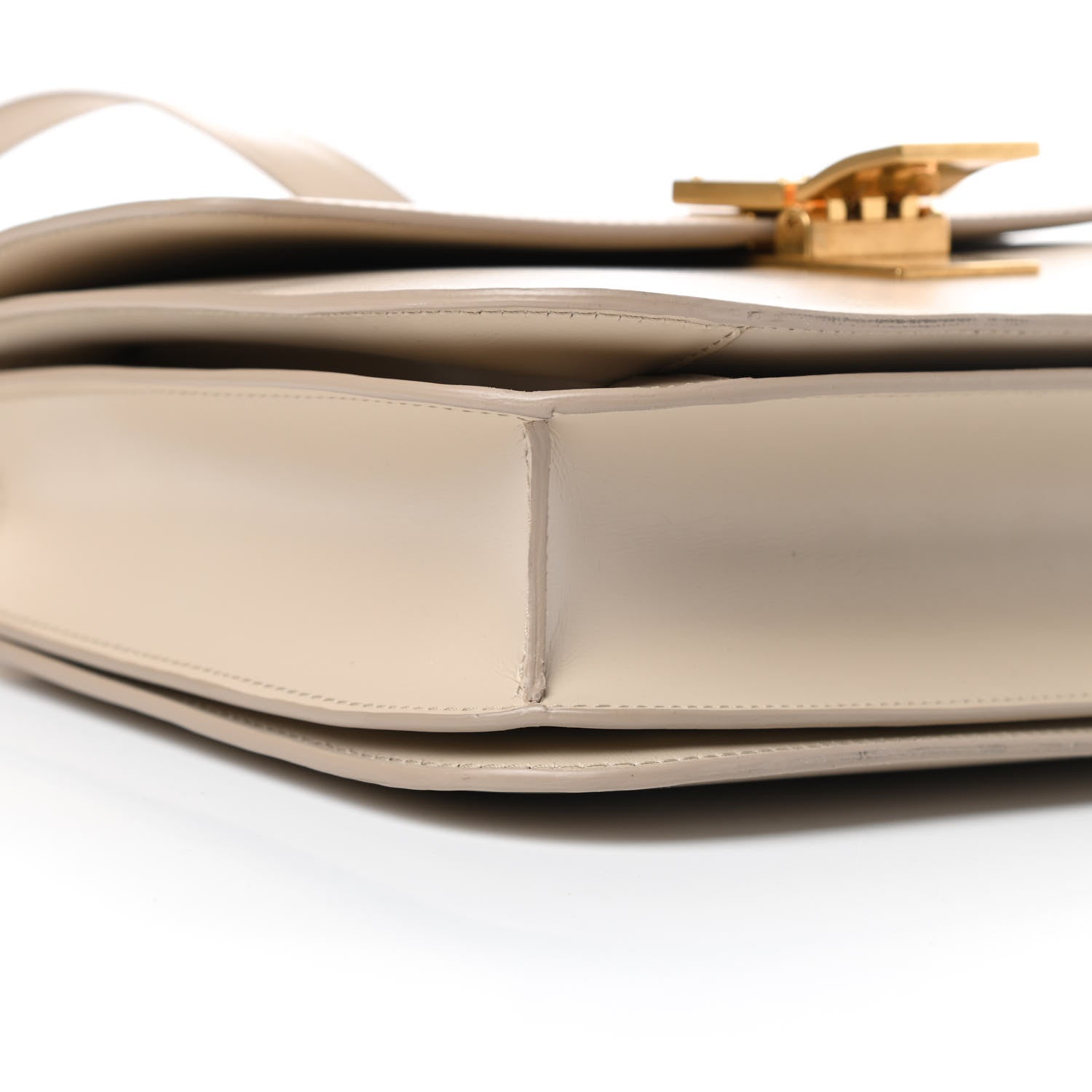 Celine Box Calfskin Medium Classic Box Flap Bag Powder 10 of 14