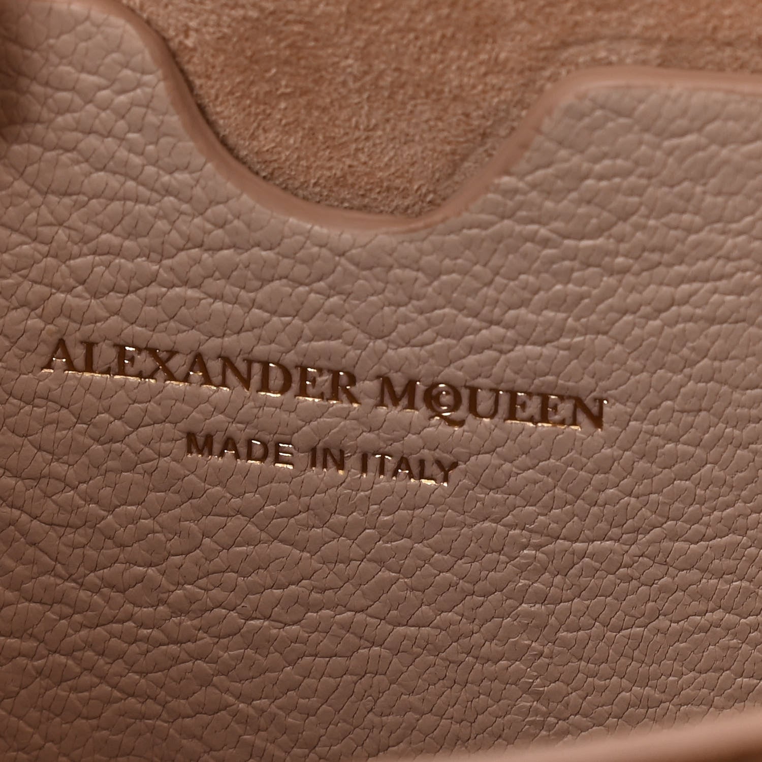 Alexander McQueen Fine Grain Goatskin Box Shoulder Bag 19 Nude 7 of 13