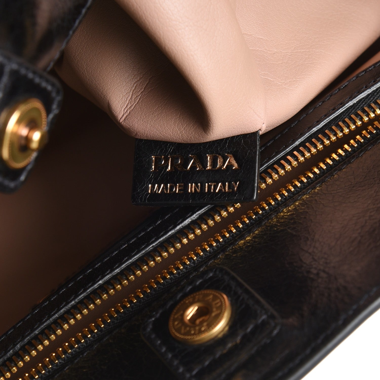Prada Vitello Shine Tote Nero Black 7 of 15