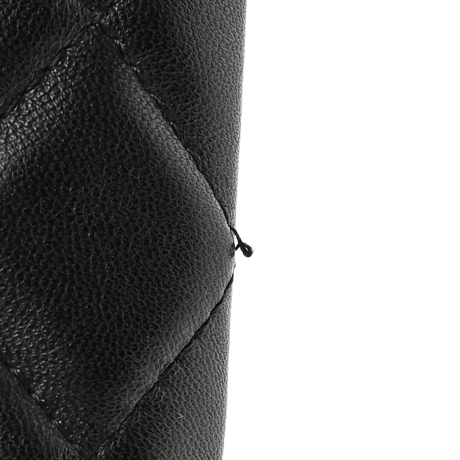 Chanel Lambskin Quilted Large Flap Cosmetic Case Black 18 of 20