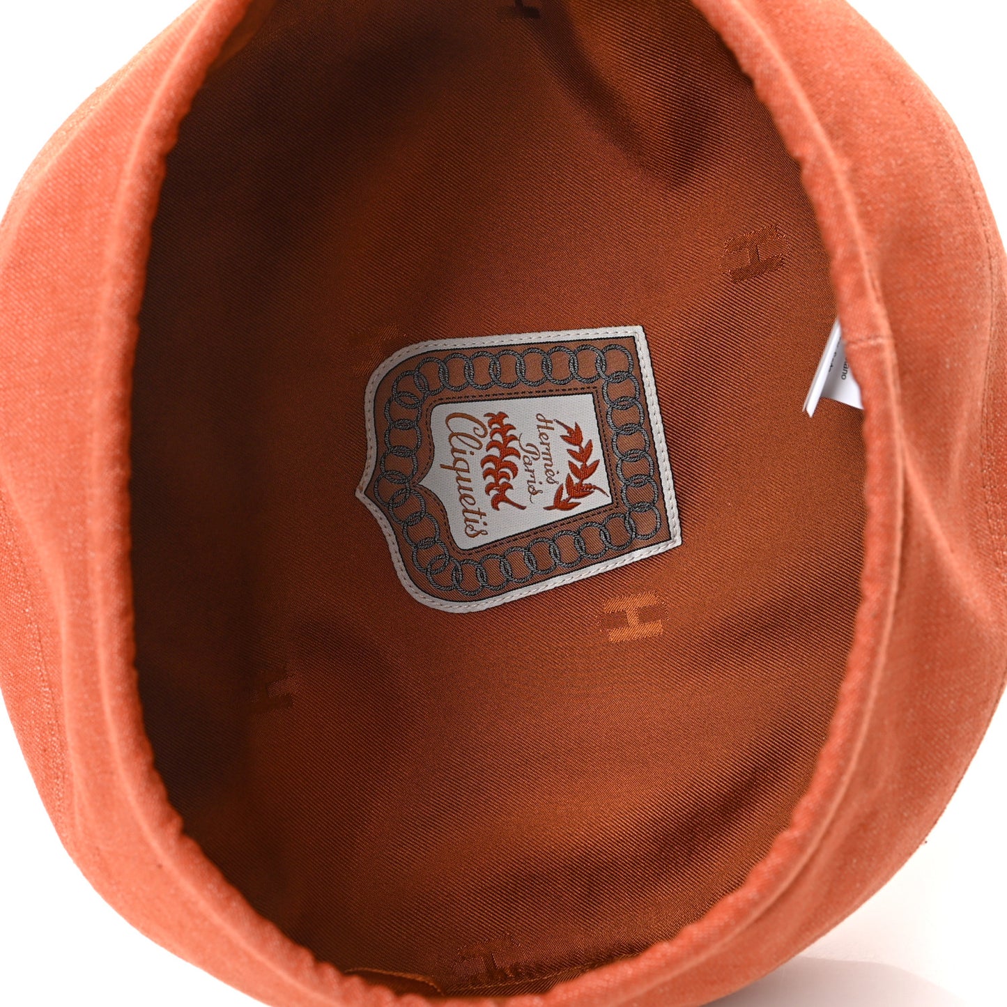 Denim Saint Honore Cliquetis Beret Hat 57 Orange Meranti