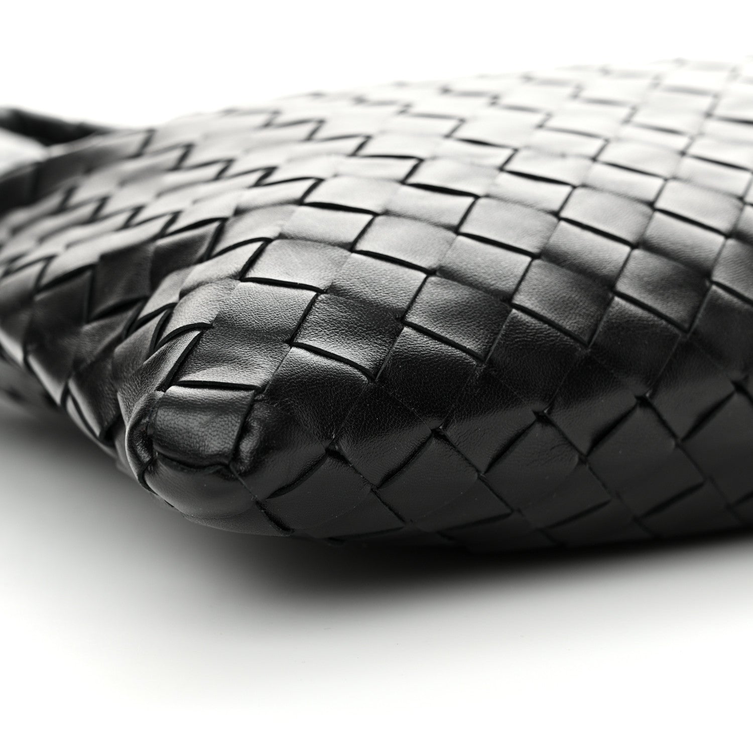Bottega Veneta Calfskin Intrecciato Small Hop Black 9 of 10