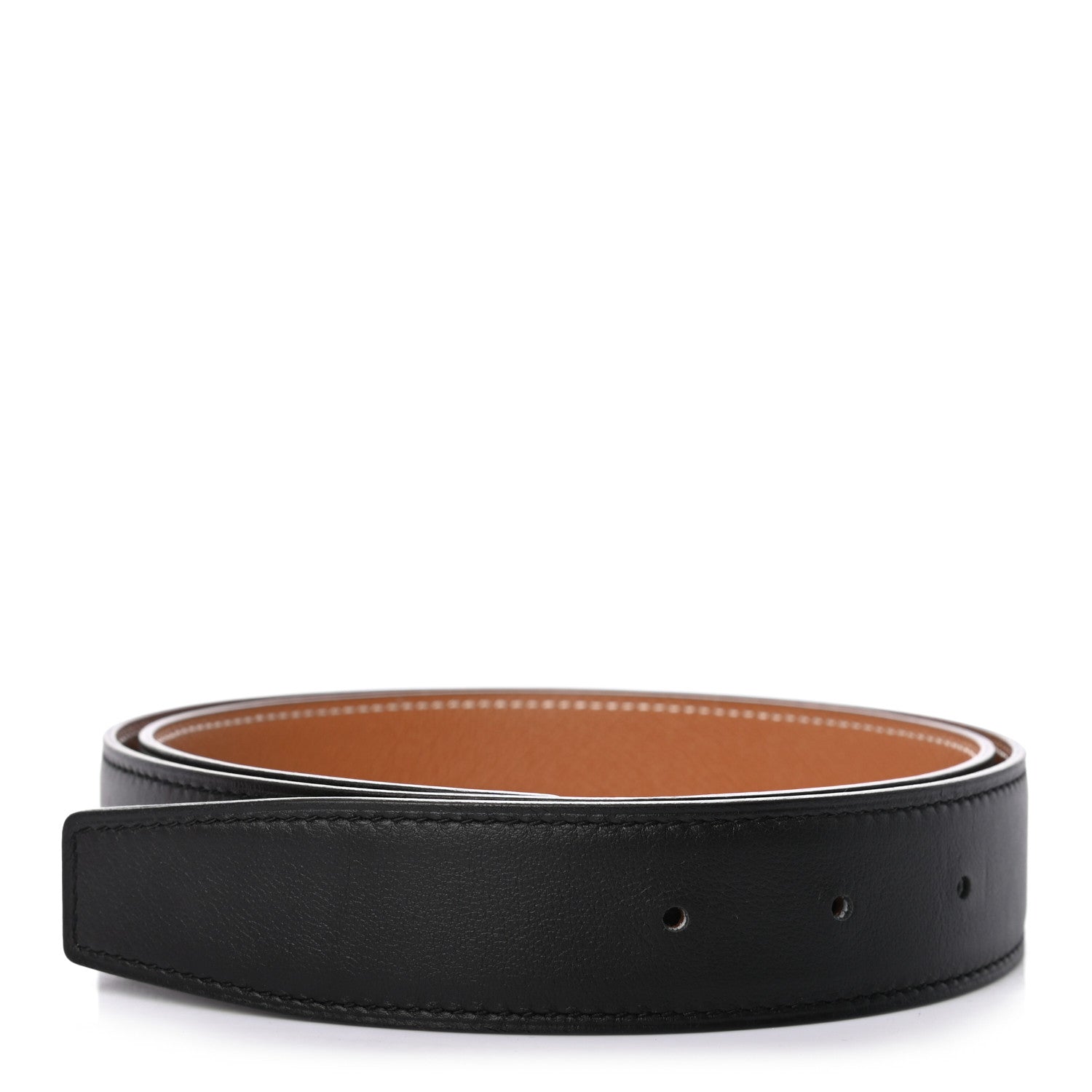 Hermes Epsom Swift 32mm Belt Strap 85 Gold Black 1 of 6