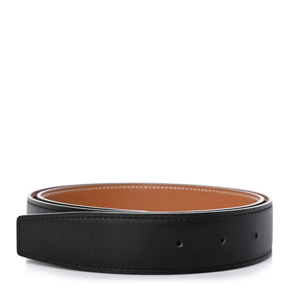 Hermes Epsom Swift 32mm Belt Strap 85 Gold Black 1 of 6