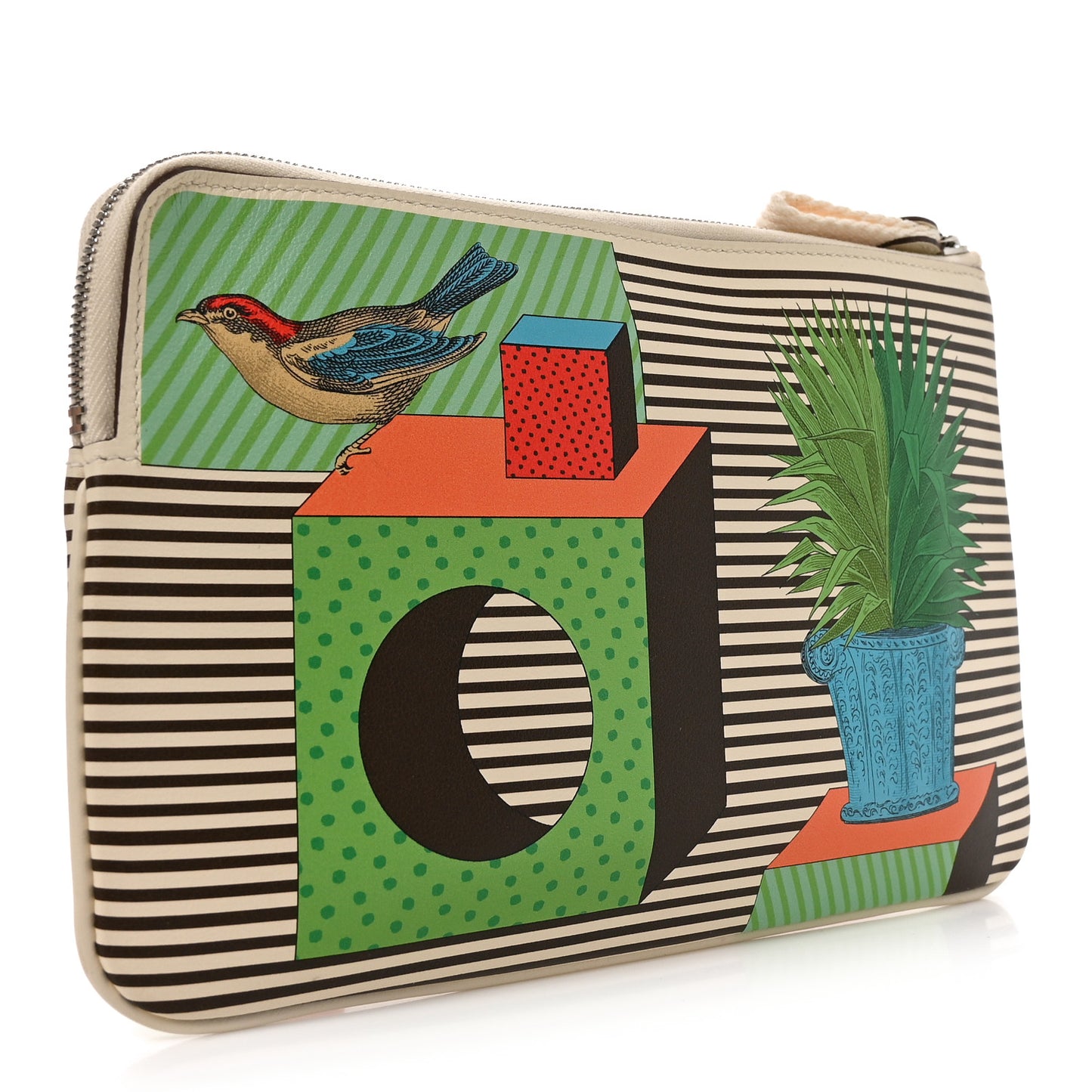 Swift Grand Theatre Nouveau Carre Long Pocket Pouch Nata Multicolor