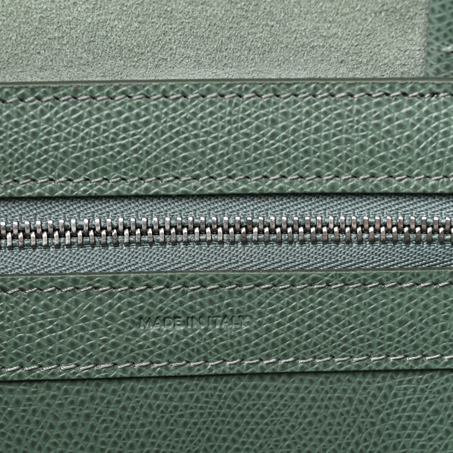 Celine Grained Calfskin Small Vertical Cabas Green 1798207