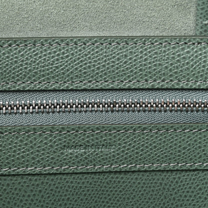 Celine Grained Calfskin Small Vertical Cabas Green 7 of 10