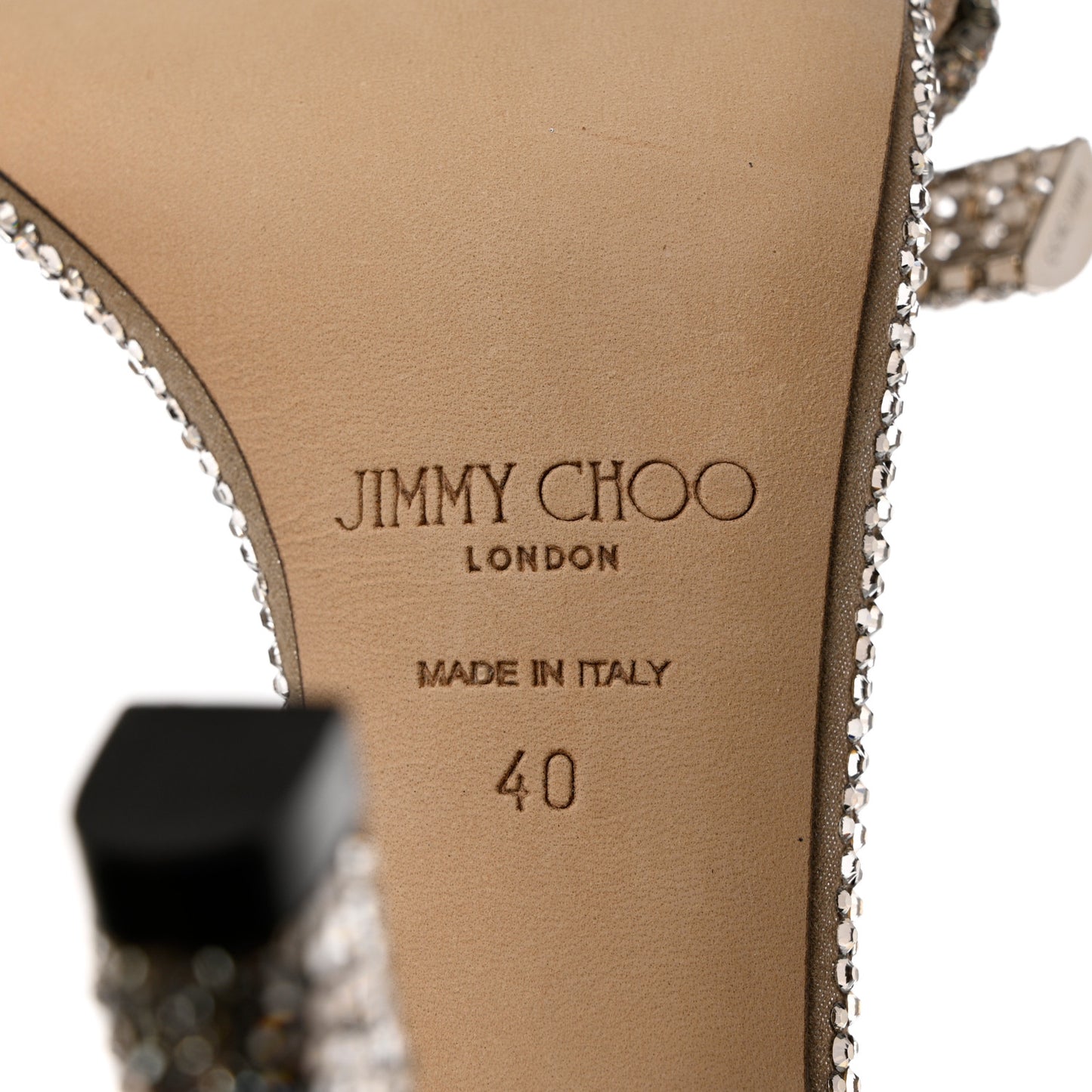 Crystal Thyra 100 Sandals 40 Nude