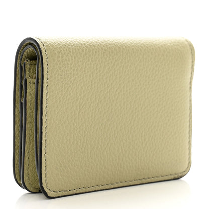 Chloe Grained Calfskin Marcie Compact Wallet Faded Green 3 of 7