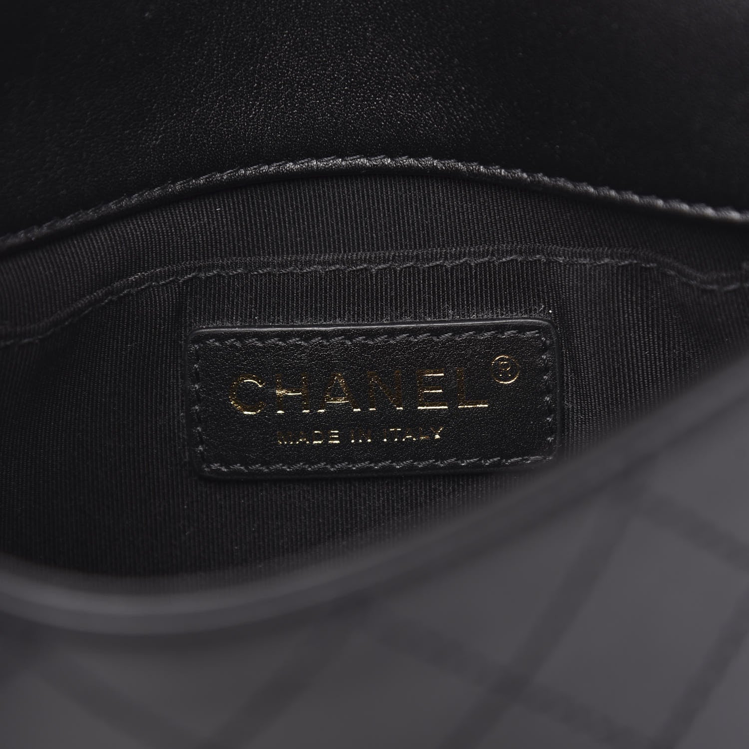 Chanel Calfskin Stitched Small Covered CC Flap Bag Black 6 of 11