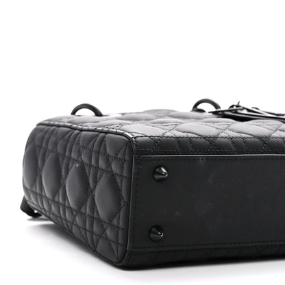 Christian Dior Ultra Matte Calfskin Cannage Small My ABCDior Lady Dior Black 9 of 10