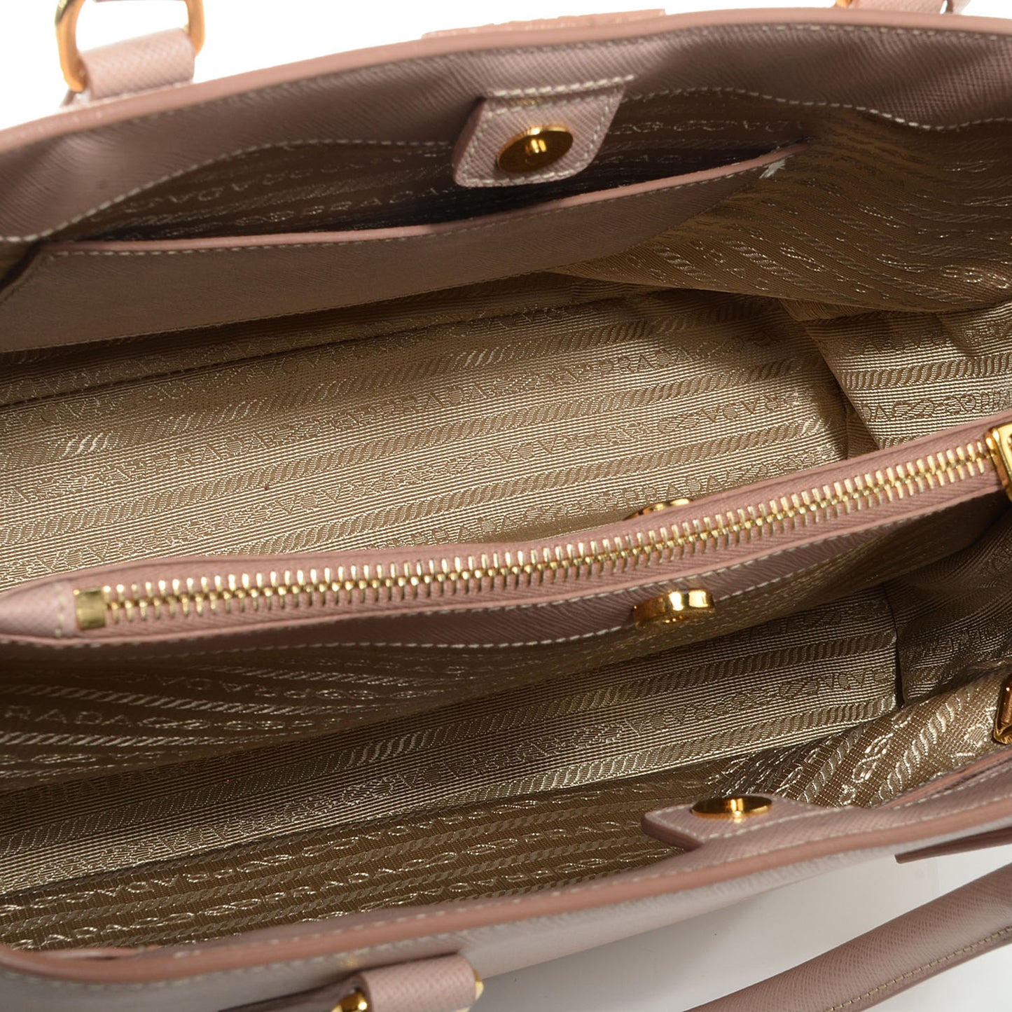 Saffiano Lux Medium Tote Cammeo