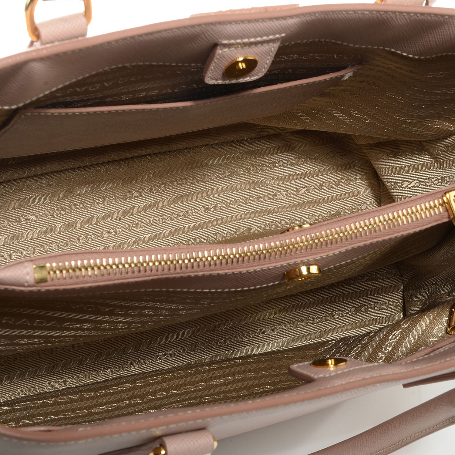Prada Saffiano Lux Medium Tote Cammeo 5 of 9