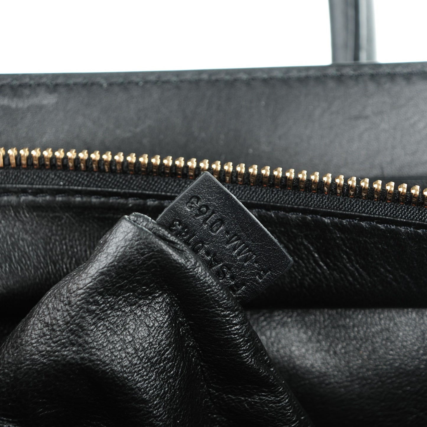 Smooth Calfskin Mini Luggage Black