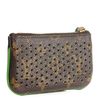 Louis Vuitton Monogram Perforated Key Pouch Green 3 of 7