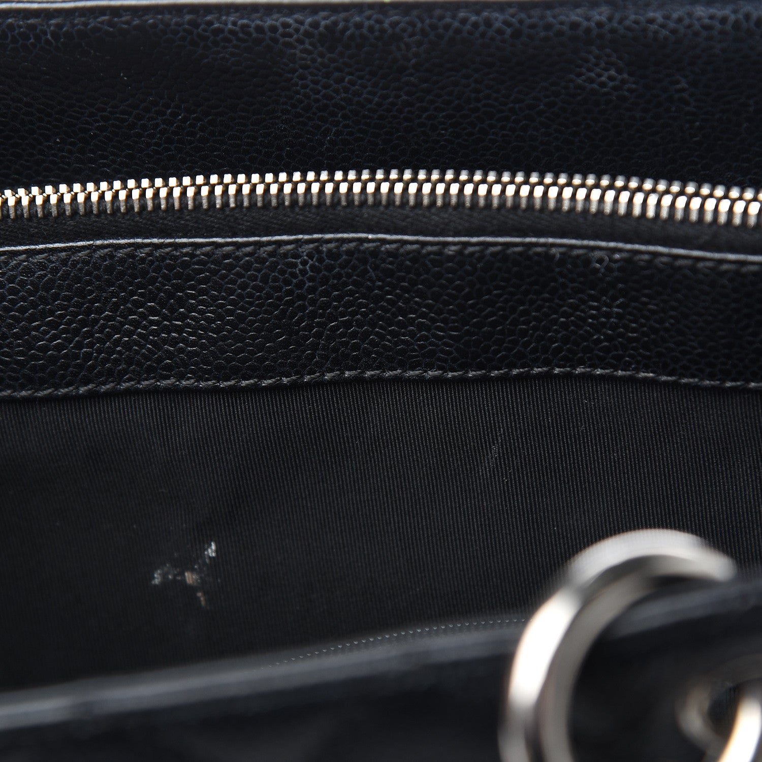 Chanel Caviar Quilted Grand Shopping Tote GST Black 12 of 16