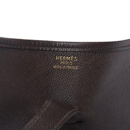 Hermes Epsom Evelyne PM Chocolate 8 of 9